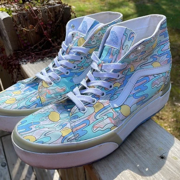 Vans Sneaker Vans Changing Color Shoes Uv Glitter Vans Slip Sun